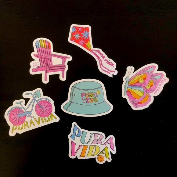 🆓 PURA VIDA STICKER PACK - Picture 2 of 3
